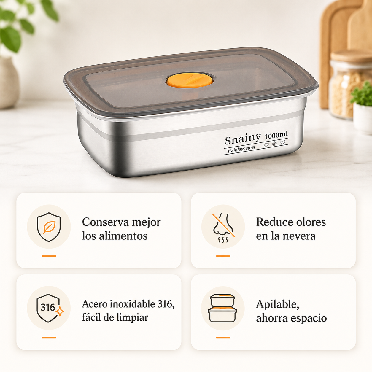 SnainyBox™ 316 – Caixas Herméticas Premium