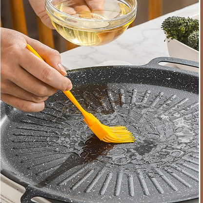 Frigideira grelhadora universal para fogão a gás, fogão de indução e chama aberta