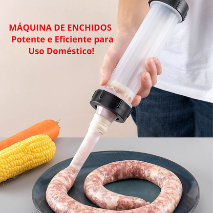 Máquina Manual para Enchidos com 3 Bicos – Uso Doméstico