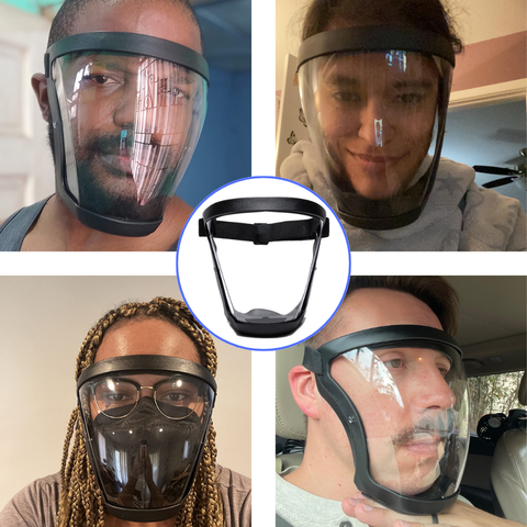 Protetor facial integral multiuso - Proteção total para o seu rosto com um design ultraleve