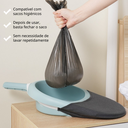 Bacio Sanitário de Cama Prático para Idosos e Pessoas Acamadas