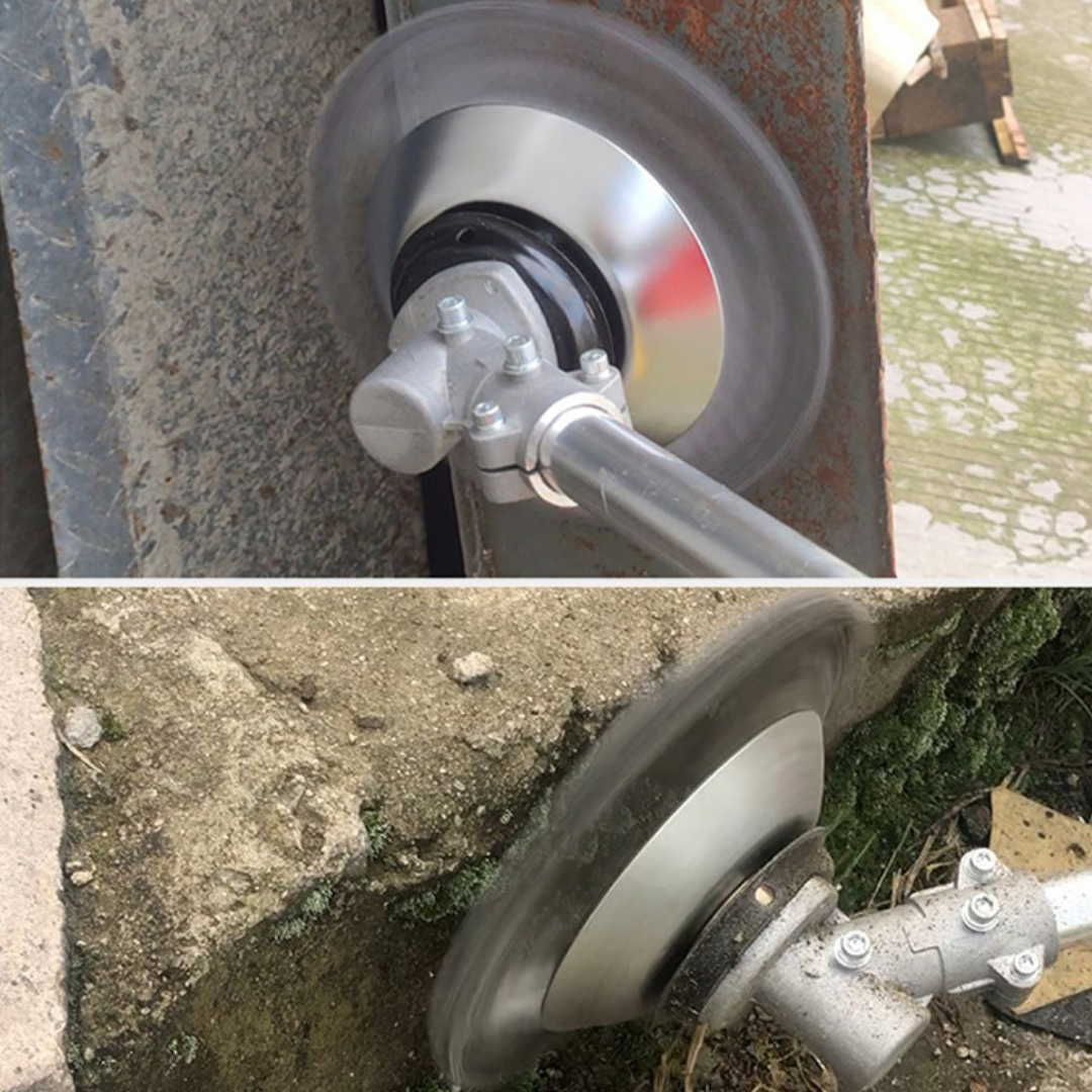 Lâmina de Corte de Relva em Arame de Aço Super Resistente 360° (Inclui Kit de Adaptadores)