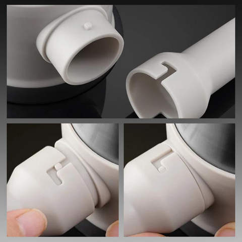 Prático Aparelho De Enchidos Em Aço Inoxidável