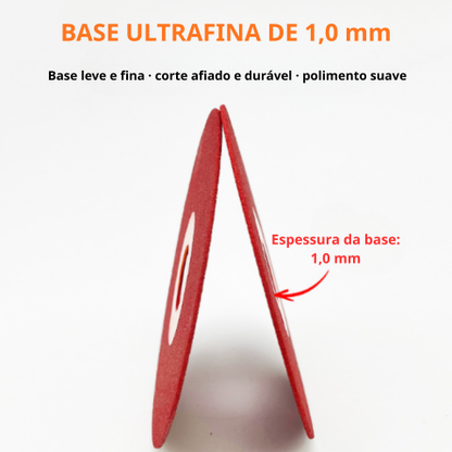 Disco diamantado 3 em 1 – corta, lixa e modela todos os materiais