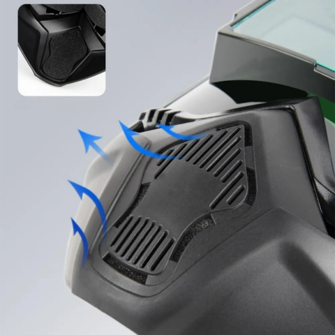 Máscara de Soldagem com Escurecimento Automático 0,1 ms – Desmontável em 2 Peças, Proteção Total