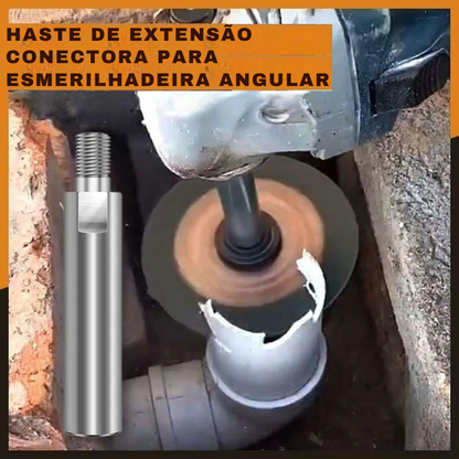 Haste de extensão para esmerilhadeira angular – Solução para desbaste e polimento em áreas de difícil acesso