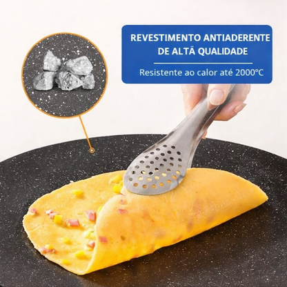 🔥 Frigideira Antiaderente Multiuso de 6 Camadas, Compatível com Placas de Indução (TH)