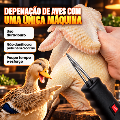 Depenador De Aves Portátil E Manual