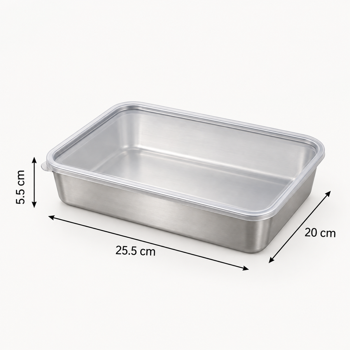 Recipiente de aço inoxidável 304 – Geladeira sem maus odores, alimentos frescos a semana toda.