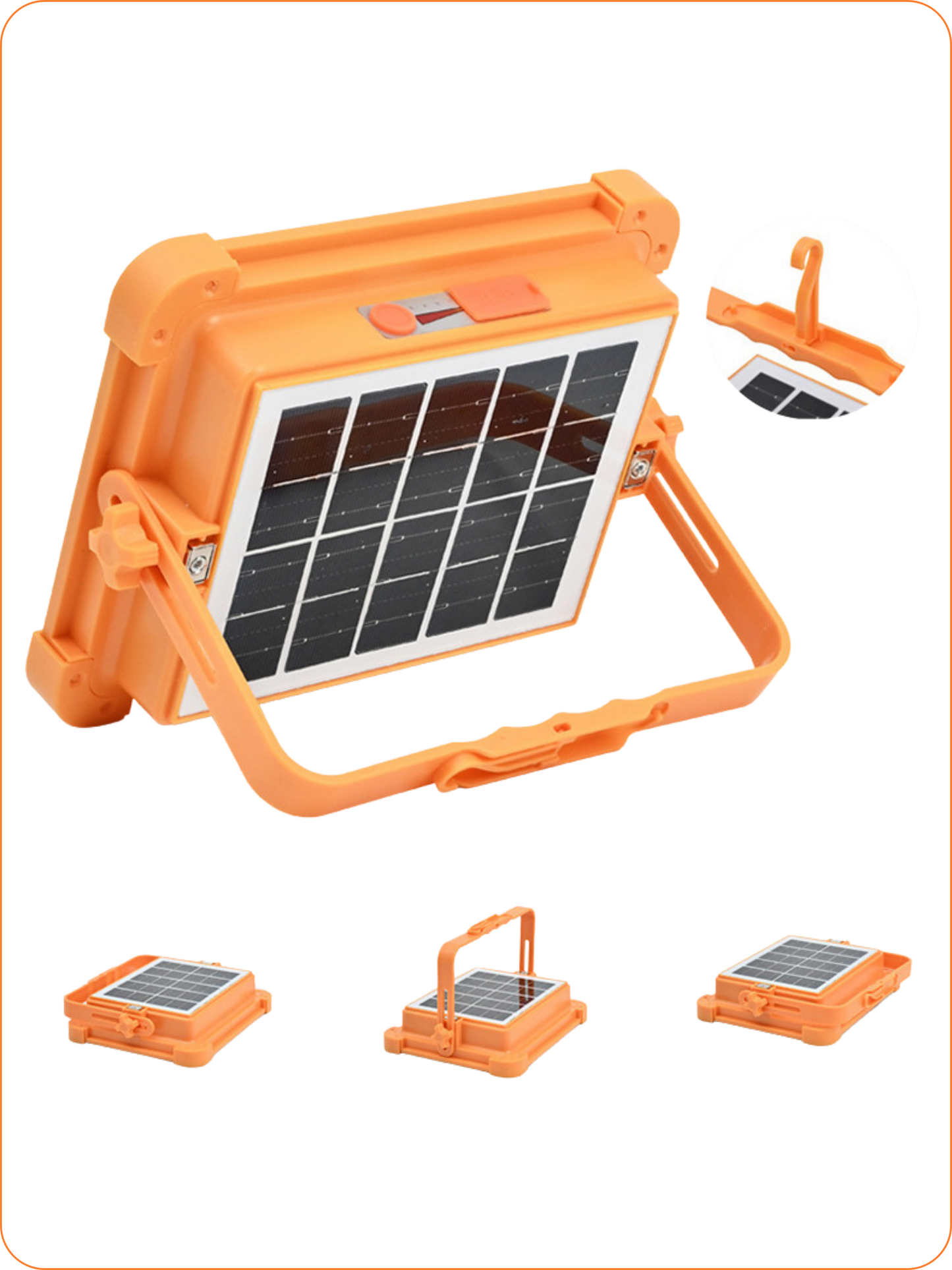 Luz LED Multifunción con Energía Solar – Iluminación superior, 5 modos flexibles y funcionamiento estable en cualquier condición.