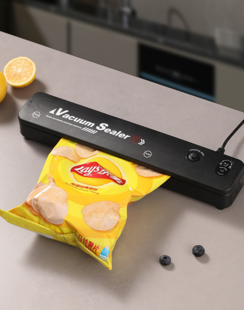 Máquina de selagem a vácuo para alimentos – conservação prolongada – inclui 100 sacos de vácuo grátis