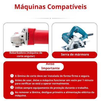 Disco diamantado 3 em 1 – corta, lixa e modela todos os materiais