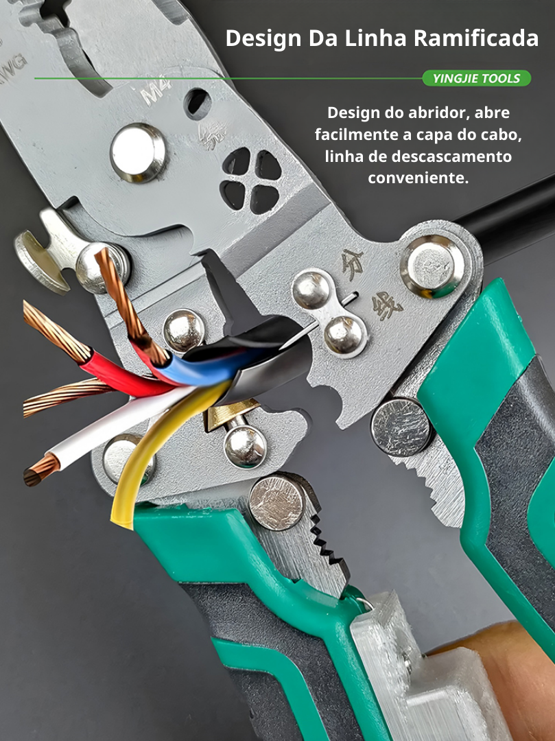 Detector De Tensão E Alicate Elétrico Multifuncional
