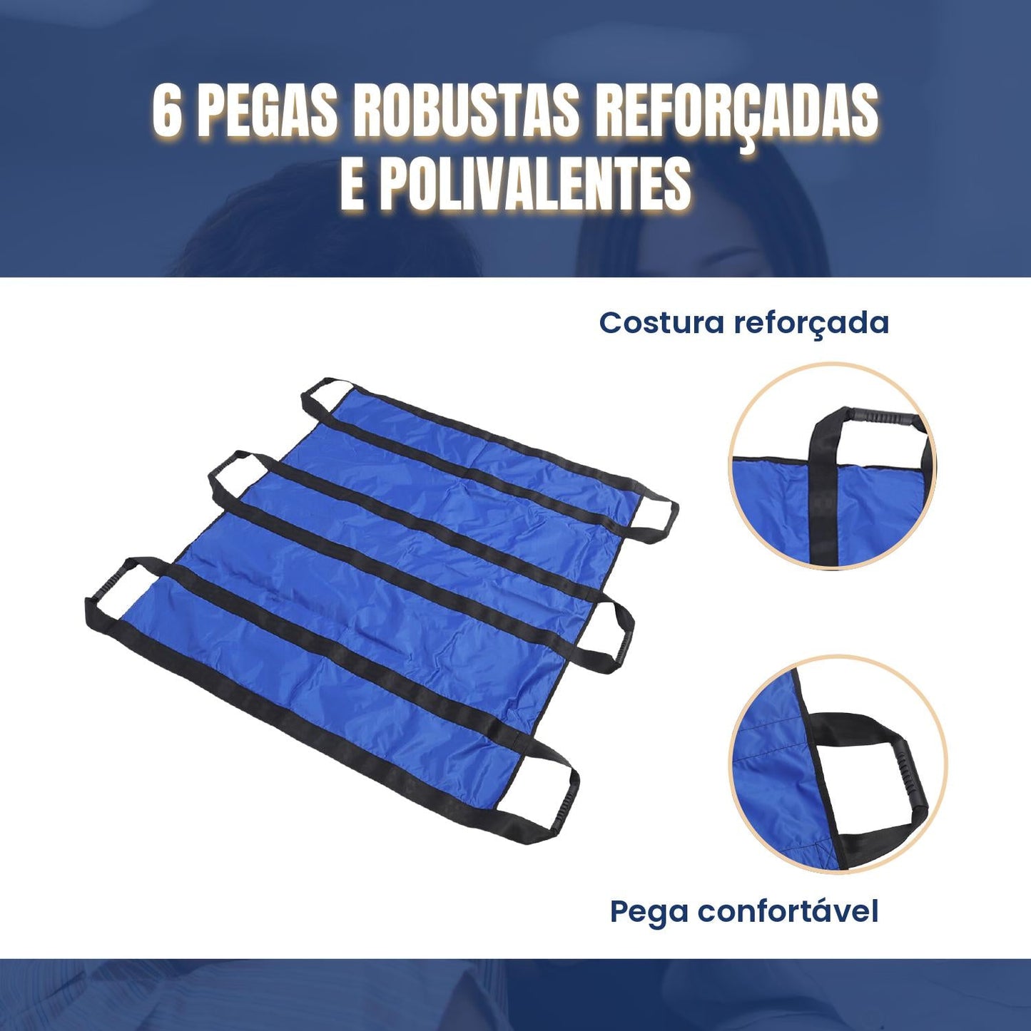 Tábua De Transferência De Doentes Com 6 Pegas Reforçadas, Almofada Médica Multiusos Para Camas, Idosos.