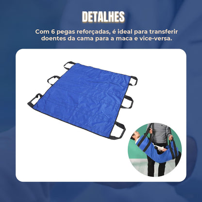 Tábua De Transferência De Doentes Com 6 Pegas Reforçadas, Almofada Médica Multiusos Para Camas, Idosos.