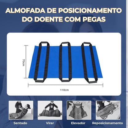 Tábua De Transferência De Doentes Com 6 Pegas Reforçadas, Almofada Médica Multiusos Para Camas, Idosos.