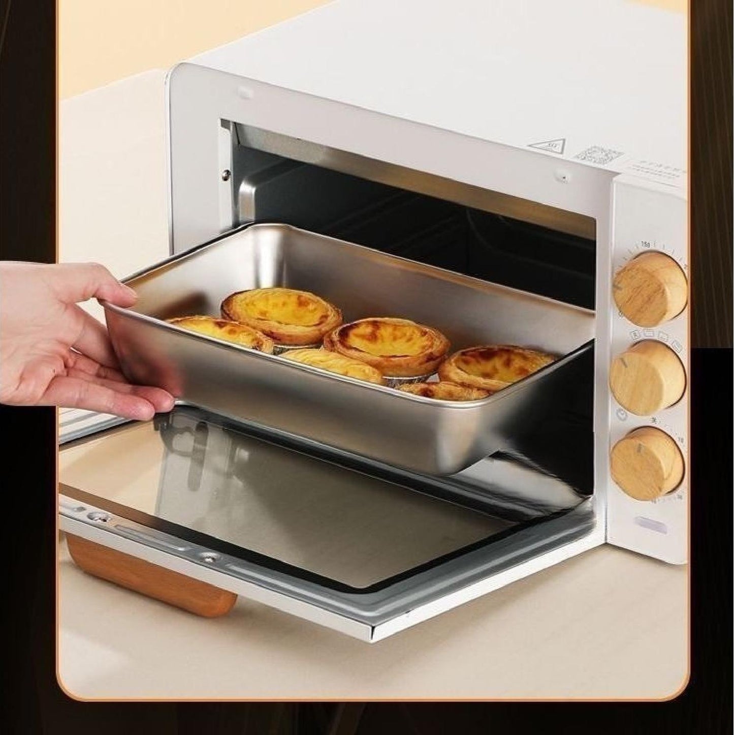 [🎁 Conjunto 7+2 Grátis]  SUS304 Caixas Com Tampa Para Tabuleiro De Servir Em Aço Inoxidável  – Saudáveis, Premium e Compatíveis com Micro-ondas (2000ml)
