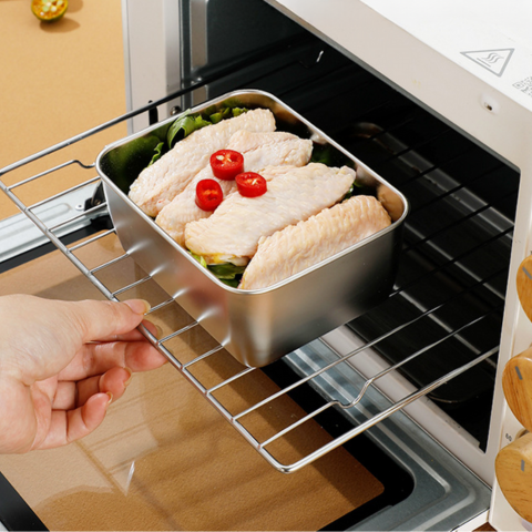 Recipiente de alimento de aço inoxidável SUS304 (13*10*5CM)