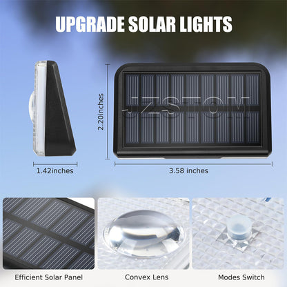 Luminária Solar de Jardim com Sensor Automático – À Prova d’Água, Acende Sozinha à Noite
