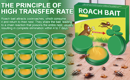 Combo de Iscas Biológicas para Baratas – Ação Rápida, Sem Odor, Não Tóxico, Seguro para Crianças e Animais de Estimação