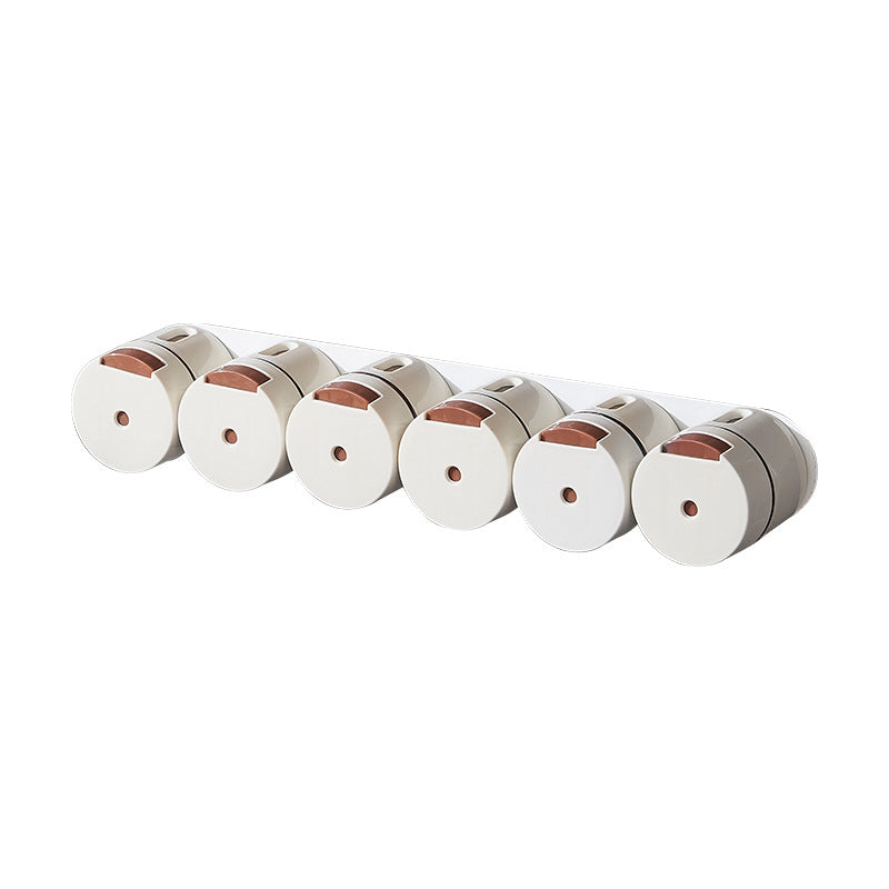 Conjunto Inovador de Frascos Magnéticos para Temperos — 6 Unidades com Dosagem Precisa e Fixação na Parede