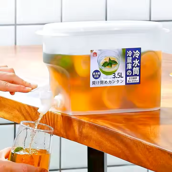 Jarro De Água Fria De 3,5L Com Dispenser De Torneira Para Bebidas E Sucos