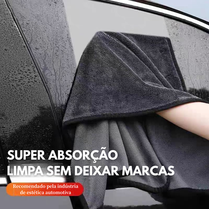 BestSeller™ - Toalha De Microfibra Superfine 650GSM Para Lavagem De Carros – Super Absorção, Uso Multifuncional, Macia E Anti-Riscos