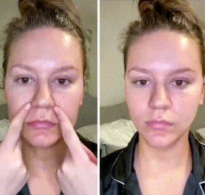 Máscara de sono de beleza para esculpir o rosto
