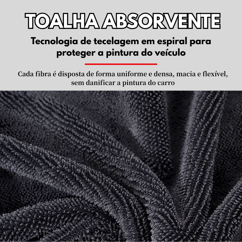 BestSeller™ - Toalha De Microfibra Superfine 650GSM Para Lavagem De Carros – Super Absorção, Uso Multifuncional, Macia E Anti-Riscos
