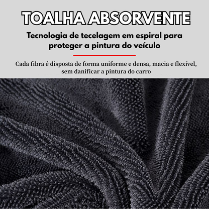 BestSeller™ - Toalha De Microfibra Superfine 650GSM Para Lavagem De Carros – Super Absorção, Uso Multifuncional, Macia E Anti-Riscos