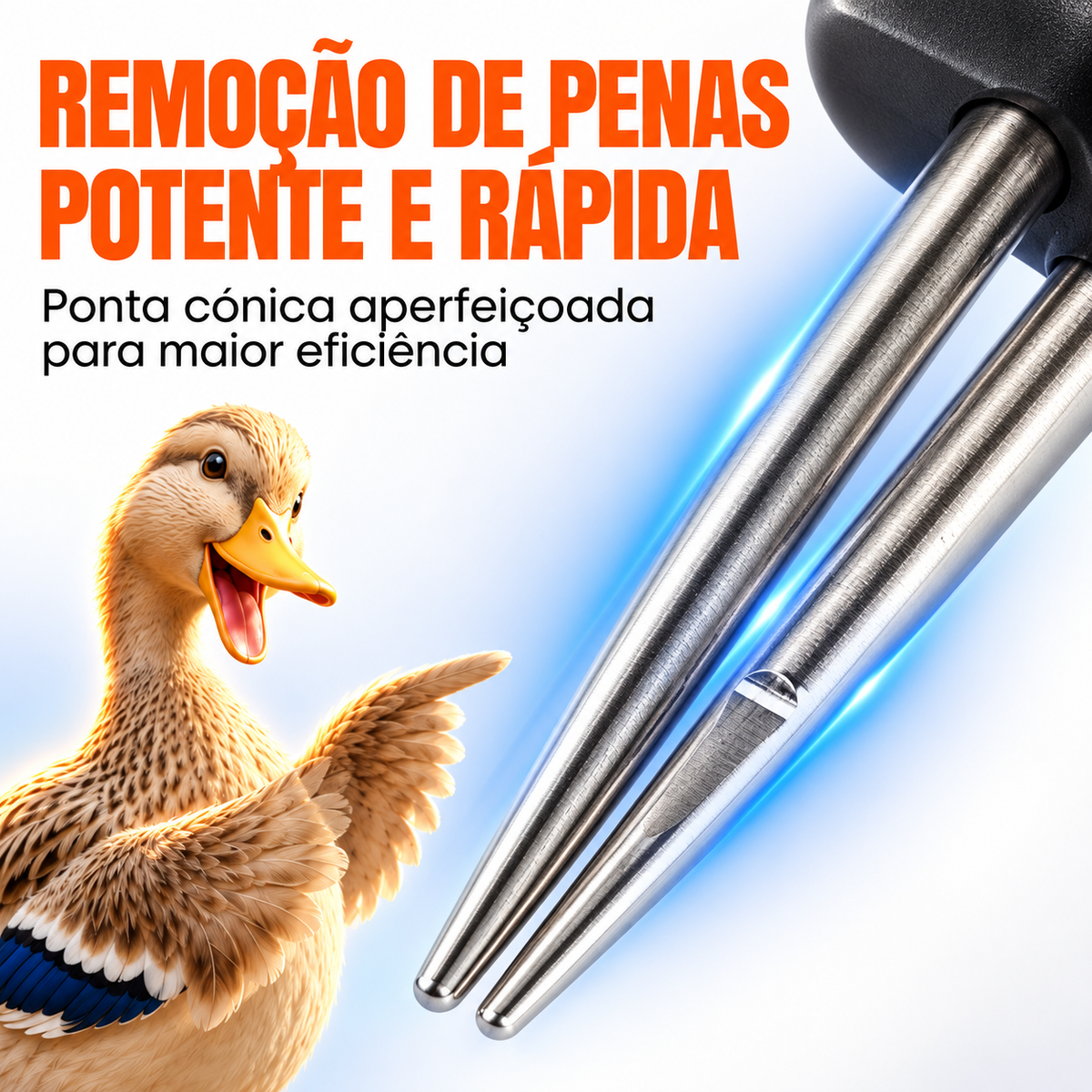 Depenador De Aves Portátil E Manual