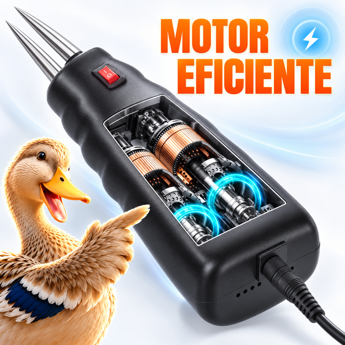 Depenador De Aves Portátil E Manual