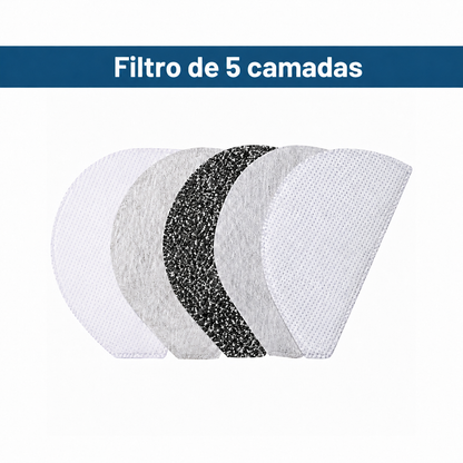 Viseira facial antiembaciamento, protege contra poeira, detritos e faíscas.