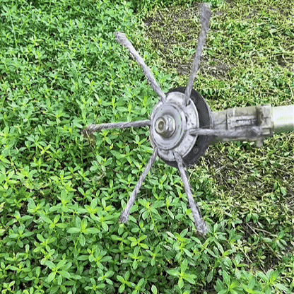 Cabeça de Roçadeira com 6 Lâminas de Fio de Aço Trançado de Alta Resistência