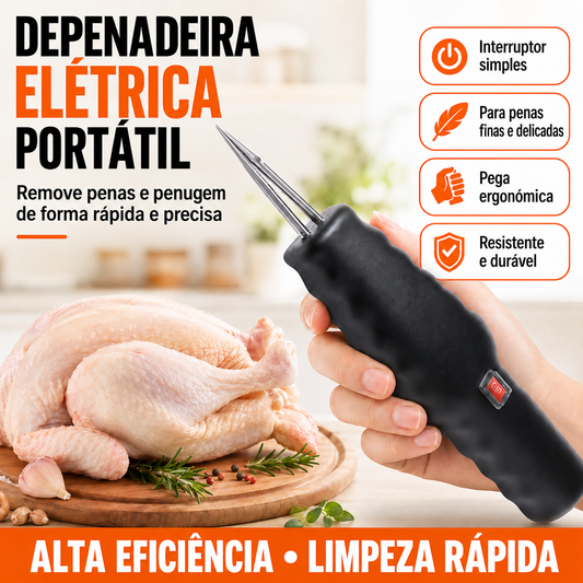 Depenador De Aves Portátil E Manual – Prático e Rápido