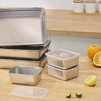Caixa de armazenamento de alimentos SUS304 (25cm*19,5cm*5cm)