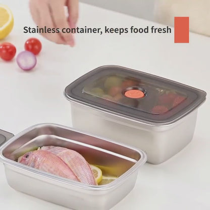 Bandeja de Aço Inoxidável 316 – Solução segura e prática para conservar alimentos (19x14x6cm)
