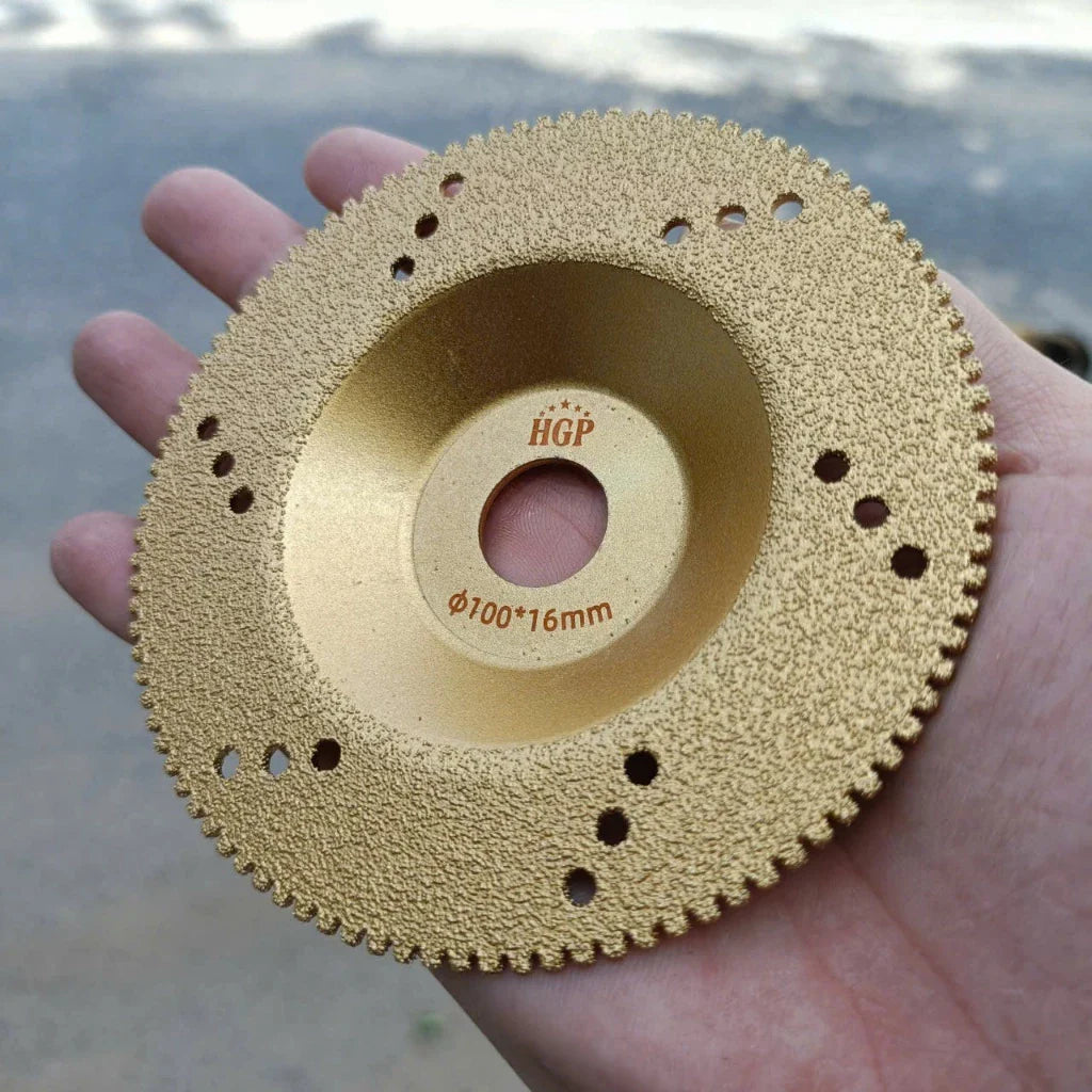 Disco diamantado 5 em 1 – Corta, lixa e molda em poucos segundos